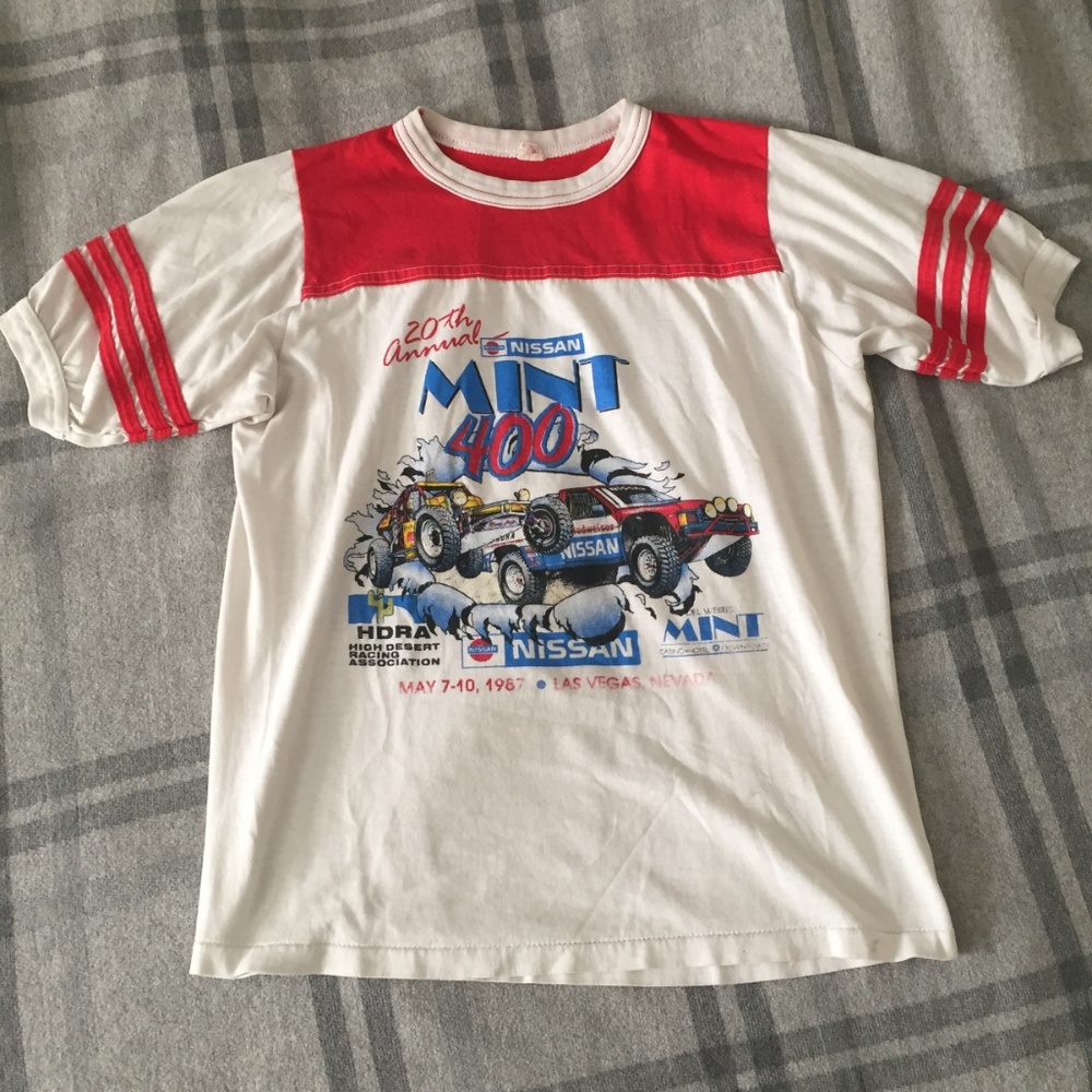 Vintage 1987 Nissan Drag Race Dune Buggy T-Shirt